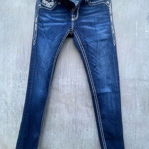Rock Revival Karla Dark Wash Skinny Jeans 28